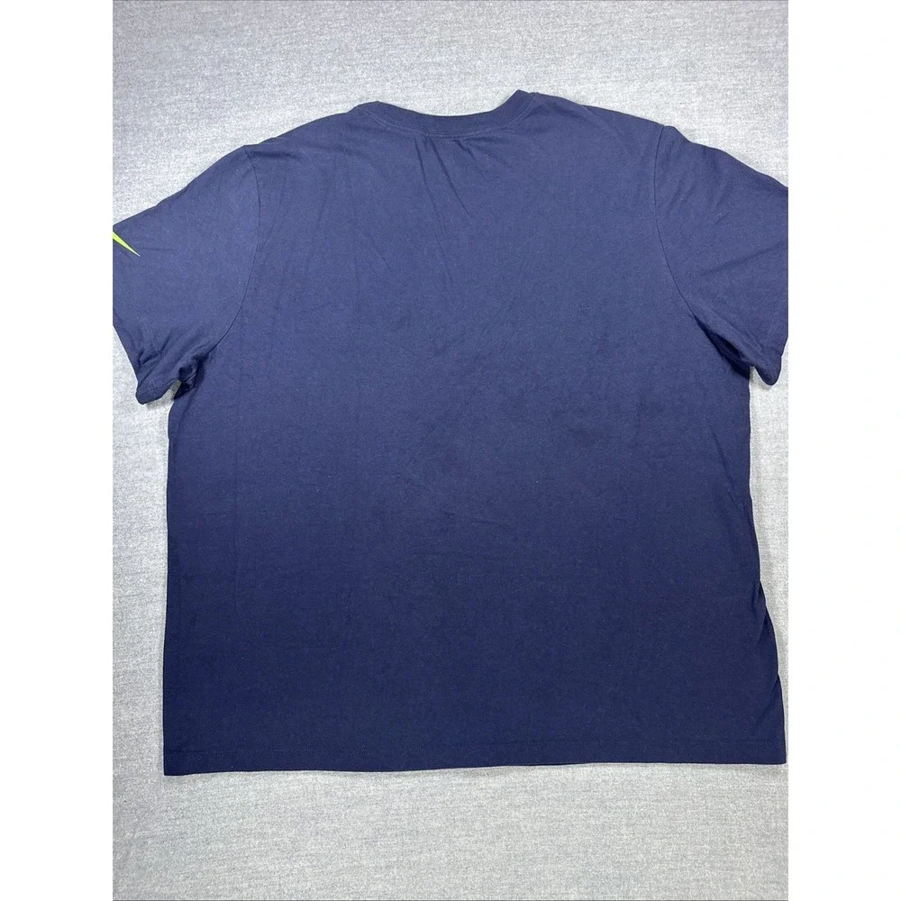 The Nike Tee NFL Seattle Seahawks Graphic Navy Blue Short Sleeve Tee XXL